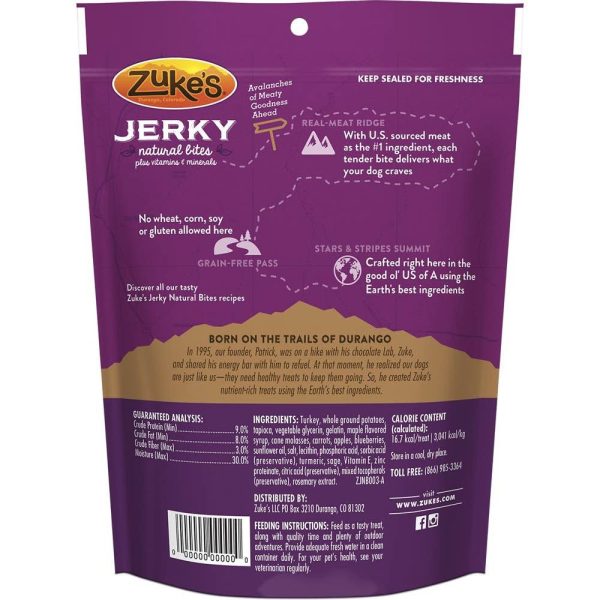 Zuke s Jerky Naturals Turkey Dog Treats 6oz Discount