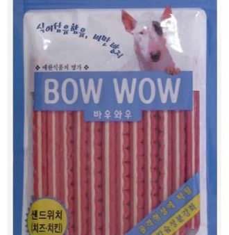 Bow Wow Cheese & Chicken Sandwich Stick Dog Treat 120g Online Sale