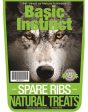 Basic Instinct Spare Ribs Natural Dog Treats 500g Discount