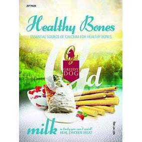 Greedy Dog Healthy Bones Milk Dog Treat 80g Online Sale