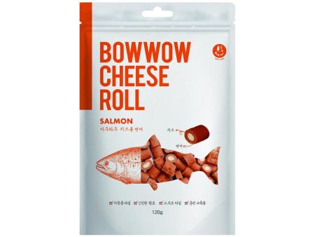 Bow Wow Salmon Cheese Roll Dog Treat 120g For Discount