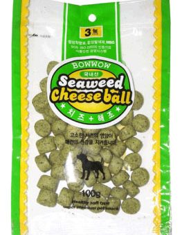 Bow Wow Seaweed Cheese Ball Dog Treat 100g Online