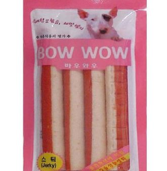 Bow Wow Cheese & Salmon Mixed Stick Dog Treat 4ct Discount