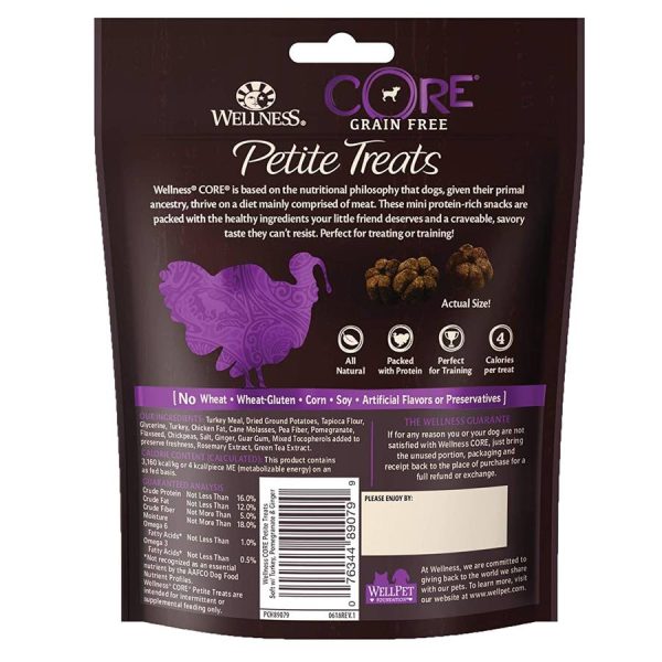 Wellness Core Petite Treats Turkey, Pomegranate & Ginger Soft Dog Treats 170g Sale