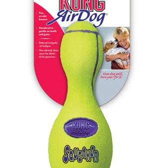 Kong Air Dog Squeaker Bowling Pin Dog Toy Large on Sale