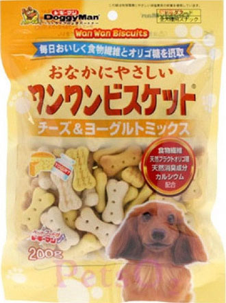 Doggyman Cheese & Yogurt Mix Biscuit 200g Online Hot Sale