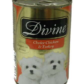 Divine Classic Gold Selection Choice Chicken & Turkey Canned Dog Food 680g Fashion