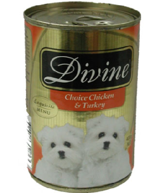 Divine Classic Gold Selection Choice Chicken & Turkey Canned Dog Food 680g Fashion