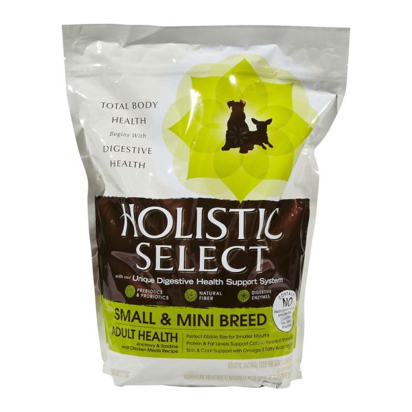 Holistic Select Small & Mini Breed Adult Anchovy & Sardine & Chicken Meals Dry Dog Food 3lb Online now