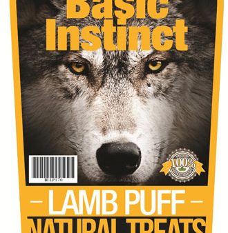 Basic Instinct Lamb Puff Natural Dog Treats 170g Supply