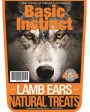 Basic Instinct Lamb Ears Natural Dog Treats 140g Fashion