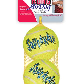 Kong Air Dog Squeaker Tennis Balls Dual Pack Large For Cheap