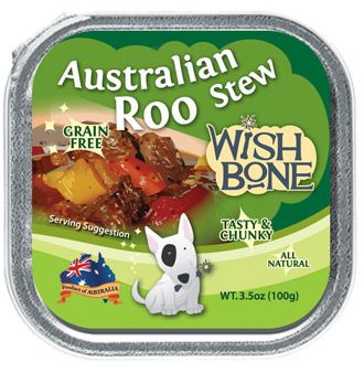 Wishbone Grain Free Australian Roo Stew Tray Dog Food 100g Sale