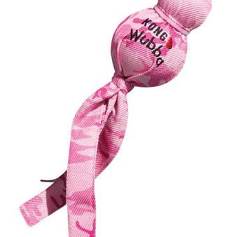 Kong Camo Wubba Dog Toy Pink Large Sale