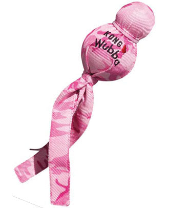 Kong Camo Wubba Dog Toy Pink Large Sale