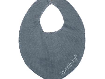 Organic French Terry Bib - Moonstone Sale