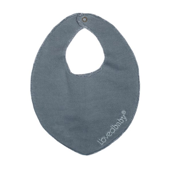 Organic French Terry Bib - Moonstone Sale