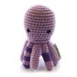 Handmade Bamboo Crochet Teething Rattle - Octopus For Cheap