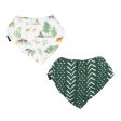 Classic Muslin Bandana Bibs - Forest Friends + Mudcloth on Sale