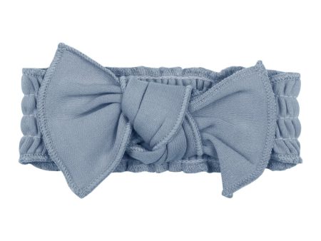 Smocked Tie Headband - Pool Hot on Sale