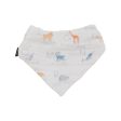 Oh So Soft Muslin Bandana Bib - Animal Alphabet on Sale