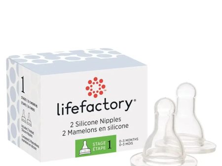 Lifefactory Silicone Nipples for Glass Bottles 2 Pack Cheap