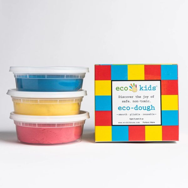 Eco Dough Natural Molding Dough 3 Color Set on Sale