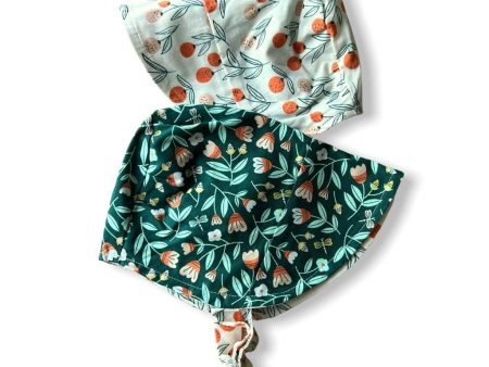 Organic Reversible EcoBonnet Sun Hat - Citrus Garden Online