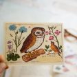 Owl + Singing Bird Bookplates Set of 10 Sale