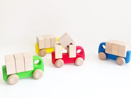 Wooden Truck with Blocks Sale