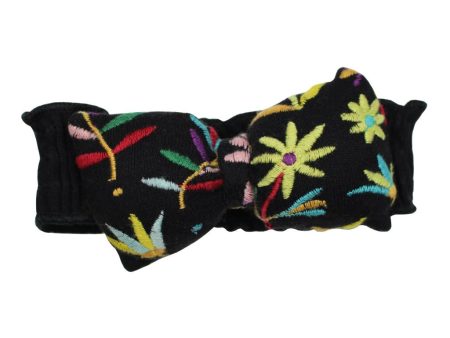 Embroidered Bowtie Headband Cheap