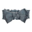 French Terry Tie Headband - Moonstone Online Hot Sale