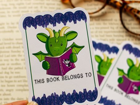 Book Dragon Bookplates Set of 10 Hot on Sale