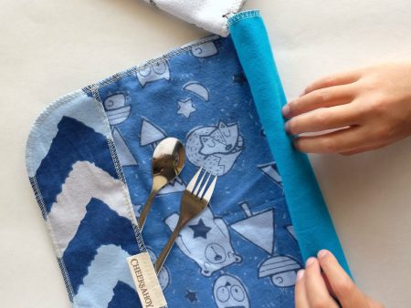 Kids Packable Placemat Set of 2 For Cheap